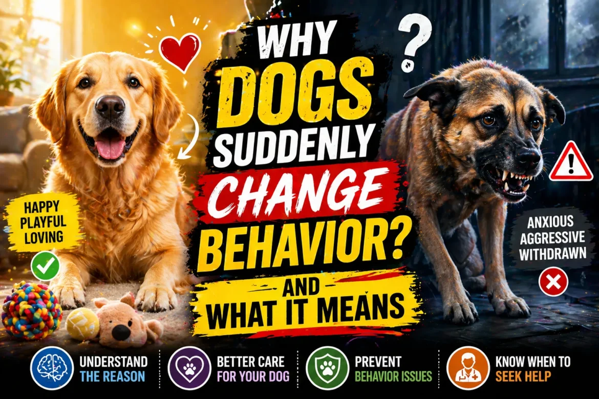 Why Dogs Suddenly Change Behavior and What It Means