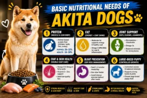 Basic Nutritional Needs of Akita Dogs