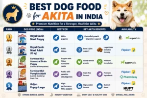 Best Dog Food for Akita in India