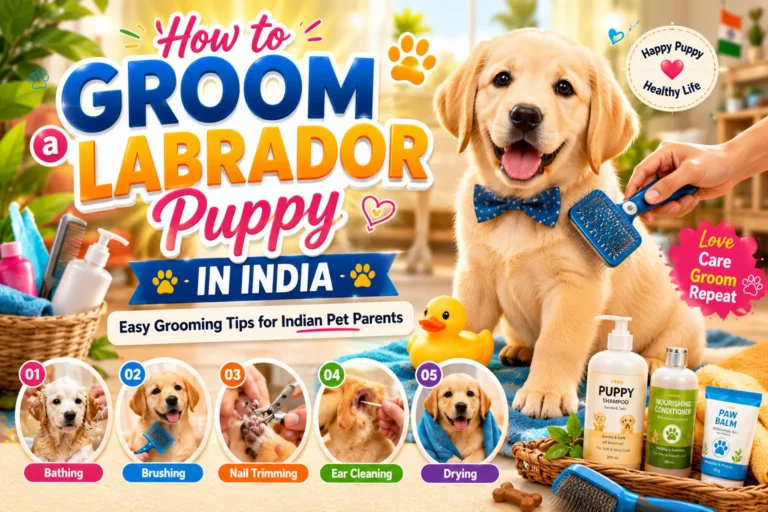 How to Groom a Labrador Puppy in India