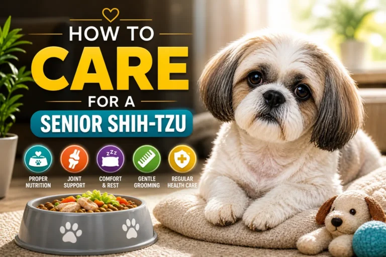 How to Care for a Senior Shih-Tzu