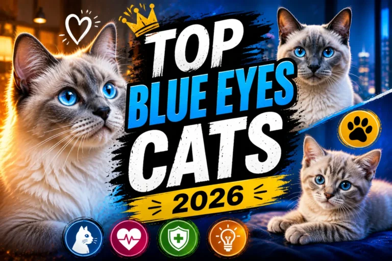 Top Blue Eyes Cats Breeds, Health and Facts 2026