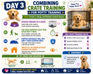 Combining Crate Training for Potty Training