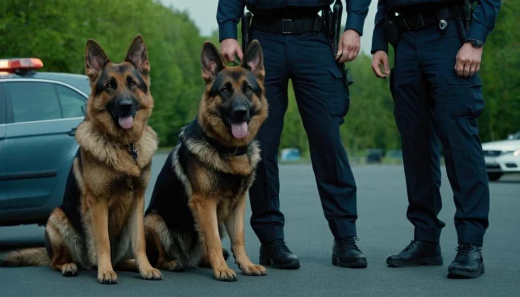 German Shepherds in Police and Military